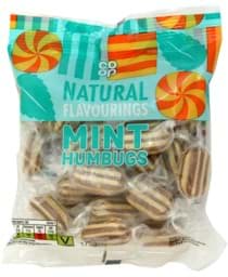 Zeige Details für Co-op Mint Humbugs 175g Bild von Co-op Mint Humbugs 175g