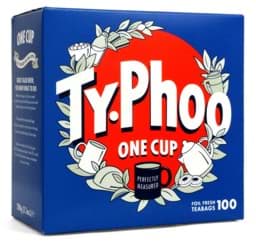 Zeige Details für Typhoo 100 One Cup Tea Bags 200g Bild von Typhoo 100 One Cup Tea Bags 200g