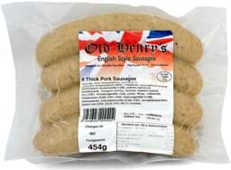 Zeige Details für Old Henry's 8 English Style Sausages 454g Bild von Old Henry's 8 English Style Sausages 454g