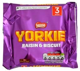 Zeige Details für Yorkie Milk Chocolate with Raisin and Biscuit 3x44g Bild von Yorkie Milk Chocolate with Raisin and Biscuit 3x44g