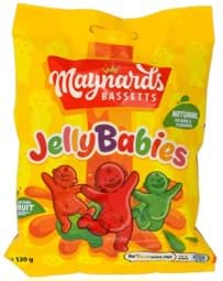 Zeige Details für Maynards Bassetts Jelly Babies 130g Bild von Maynards Bassetts Jelly Babies 130g