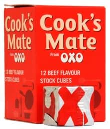 Zeige Details für OXO Cubes Cook's Mate Beef Flavour 12 Stück 71g Bild von OXO Cubes Cook's Mate Beef Flavour 12 Stück 71g