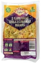 Zeige Details für Pataks 2 Garlic & Coriander Naans mit Knoblauch und Koriander Bild von Pataks 2 Garlic & Coriander Naans mit Knoblauch und Koriander