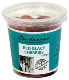 Zeige Details für Buchanans Red Glace Cherries 100g Bild von Buchanans Red Glace Cherries 100g