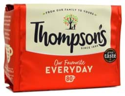Zeige Details für Thompsons Everyday Tea 80 Tea Bags 250g Bild von Thompsons Everyday Tea 80 Tea Bags 250g