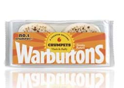 Zeige Details für Warburtons 6 Crumpets 330g Bild von Warburtons 6 Crumpets 330g