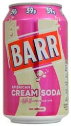 Zeige Details für Barr American Cream Soda Dose 330ml Bild von Barr American Cream Soda Dose 330ml