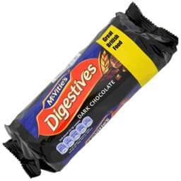 Zeige Details für McVities Dark Chocolate Digestives 266g Bild von McVities Dark Chocolate Digestives 266g