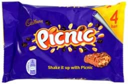 Zeige Details für Cadbury Picnic 4er-Pack 128g Bild von Cadbury Picnic 4er-Pack 128g