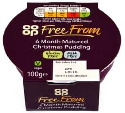 Zeige Details für Co-op Free From Christmas Pudding 100g Bild von Co-op Free From Christmas Pudding 100g