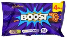 Zeige Details für Cadbury Boost 4 bars 126g Bild von Cadbury Boost 4 bars 126g