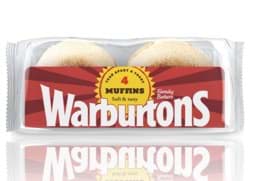 Zeige Details für Warburtons 4 englische Muffins Bild von Warburtons 4 englische Muffins