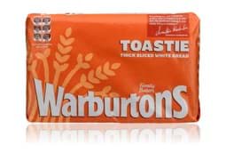 Zeige Details für Warburtons Toastie White Bread 800g Bild von Warburtons Toastie White Bread 800g