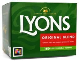 Zeige Details für Lyons Original Blend 160 Tea Bags 464g Bild von Lyons Original Blend 160 Tea Bags 464g
