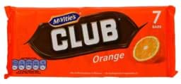 Zeige Details für McVities Club Orange 7 Riegel 154g Bild von McVities Club Orange 7 Riegel 154g