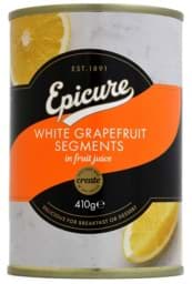 Zeige Details für Epicure White Grapefruit Segments 410g Bild von Epicure White Grapefruit Segments 410g