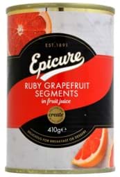 Zeige Details für Epicure Ruby Grapefruit Segments 410g Bild von Epicure Ruby Grapefruit Segments 410g