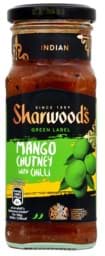 Zeige Details für Sharwoods Green Label Mango Chutney Chilli 360g Bild von Sharwoods Green Label Mango Chutney Chilli 360g
