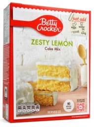 Zeige Details für Betty Crocker Zesty Lemon Cake Mix 425g Bild von Betty Crocker Zesty Lemon Cake Mix 425g