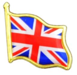 Zeige Details für Union Jack Flag Shaped Pin Bild von Union Jack Flag Shaped Pin