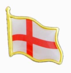 Zeige Details für England Flag Shaped Pin Bild von England Flag Shaped Pin