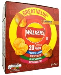 Zeige Details für Walkers 20er-Box Classic Variety 20 x 25g Bild von Walkers 20er-Box Classic Variety 20 x 25g