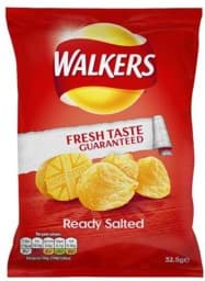 Zeige Details für Walkers Ready Salted, Karton 32 x 32,5g Bild von Walkers Ready Salted, Karton 32 x 32,5g