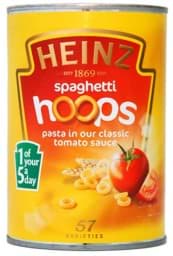 Zeige Details für Heinz Spaghetti Hoops 400g Bild von Heinz Spaghetti Hoops 400g