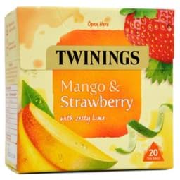 Zeige Details für Twinings Mango & Strawberry Infusion 20 Tea Bags - 50g Bild von Twinings Mango & Strawberry Infusion 20 Tea Bags - 50g