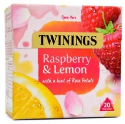 Zeige Details für Twinings Raspberry & Lemon Infusion 20 Tea Bags - 40g Bild von Twinings Raspberry & Lemon Infusion 20 Tea Bags - 40g