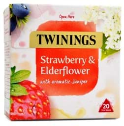 Zeige Details für Twinings Strawberry & Elderflower Infusion 20 Tea Bags - 40g Bild von Twinings Strawberry & Elderflower Infusion 20 Tea Bags - 40g
