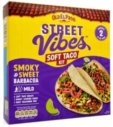 Zeige Details für Old El Paso Soft Taco Kit Smoky & Sweet Barbacoa 255g Bild von Old El Paso Soft Taco Kit Smoky & Sweet Barbacoa 255g