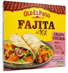 Zeige Details für Old El Paso Fajita Kit Mild Crispy Chicken 555g Bild von Old El Paso Fajita Kit Mild Crispy Chicken 555g