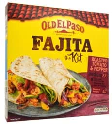 Zeige Details für Old El Paso Fajita Kit Mild Roasted Tomato & Pepper 500g Bild von Old El Paso Fajita Kit Mild Roasted Tomato & Pepper 500g