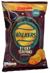 Zeige Details für Walkers Sticky Teriyaki Flavour Crisps 32 x 45g Bild von Walkers Sticky Teriyaki Flavour Crisps 32 x 45g