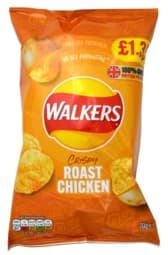 Zeige Details für Walkers Roast Chicken Crisps 70g Bild von Walkers Roast Chicken Crisps 70g