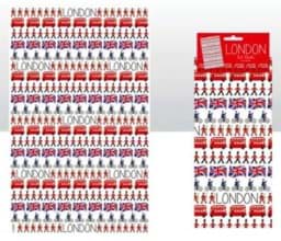 Zeige Details für London Repeat Tea Towel Bild von London Repeat Tea Towel