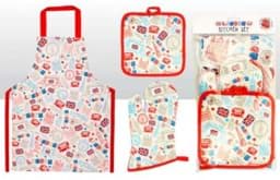 Zeige Details für London Doodles Kitchen Set Bild von London Doodles Kitchen Set