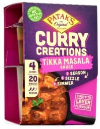 Zeige Details für Pataks Tikka Masala Curry Creations Kit 160g Bild von Pataks Tikka Masala Curry Creations Kit 160g
