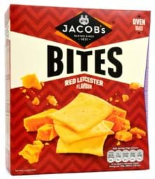 Zeige Details für Jacobs Bites Red Leicester 125g Bild von Jacobs Bites Red Leicester 125g