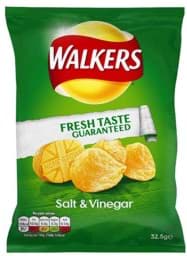 Zeige Details für Walkers Salt & Vinegar, Karton 48 x 32,5 g Bild von Walkers Salt & Vinegar, Karton 48 x 32,5 g