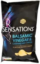 Zeige Details für Sensations Balsamic Vinegar & Caramelised Onion Crisps 150g Bild von Sensations Balsamic Vinegar & Caramelised Onion Crisps 150g