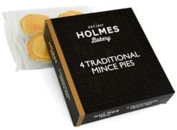 Zeige Details für Holmes Bakery 4 Traditional Mince Pies 220g Bild von Holmes Bakery 4 Traditional Mince Pies 220g