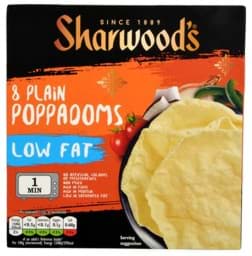 Zeige Details für Sharwoods 8 Poppadoms Plain für die Mikrowelle Bild von Sharwoods 8 Poppadoms Plain für die Mikrowelle