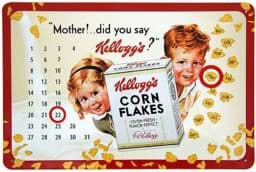 Zeige Details für Metal Calendar ´Mother! ... Did You Say Kellogg´s?´ Bild von Metal Calendar ´Mother! ... Did You Say Kellogg´s?´
