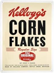 Zeige Details für Metal Sign ´Kellogg´s Corn Flakes´ Package Bild von Metal Sign ´Kellogg´s Corn Flakes´ Package