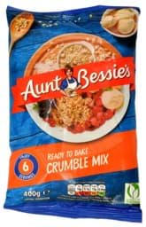 Zeige Details für Aunt Bessies Tempting Golden Crumble Mix 400g Bild von Aunt Bessies Tempting Golden Crumble Mix 400g
