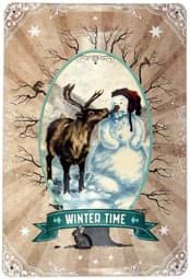 Zeige Details für Metal Sign ´Winter Time´ 20 x 30cm Bild von Metal Sign ´Winter Time´ 20 x 30cm