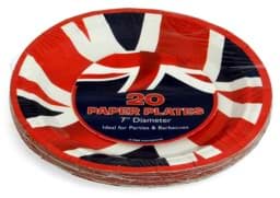 Zeige Details für Pappteller Union Jack 18cm rund 20er-Pack Bild von Pappteller Union Jack 18cm rund 20er-Pack