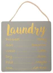 Zeige Details für Schild "Laundry", 25cm x 25cm Bild von Schild "Laundry", 25cm x 25cm
